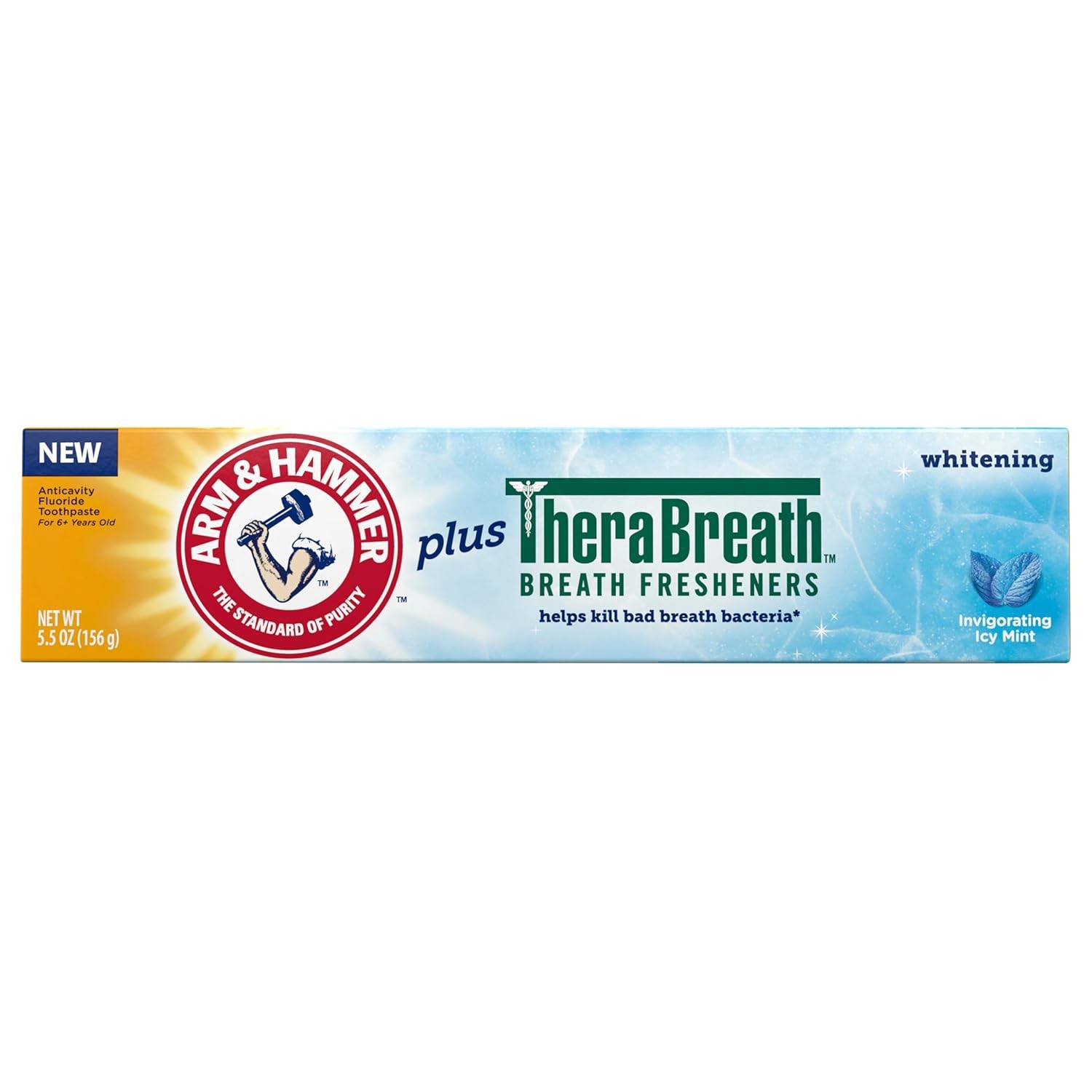 معجون أسنان مبيض يساعد على مكافحة رائحة الفم الكريهة وتبييض الأسنان من ARM & HAMMER