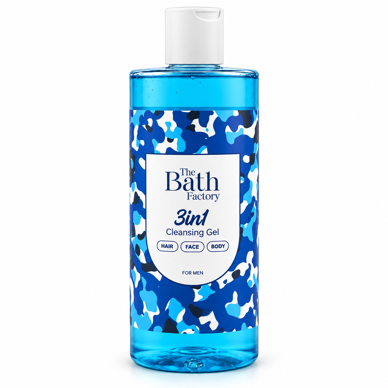 جل تنظيف مخصص للرجال بتركيبة 3 في 1 للعناية اليومية والنظافة والانتعاش من THE BATH FACTORY
