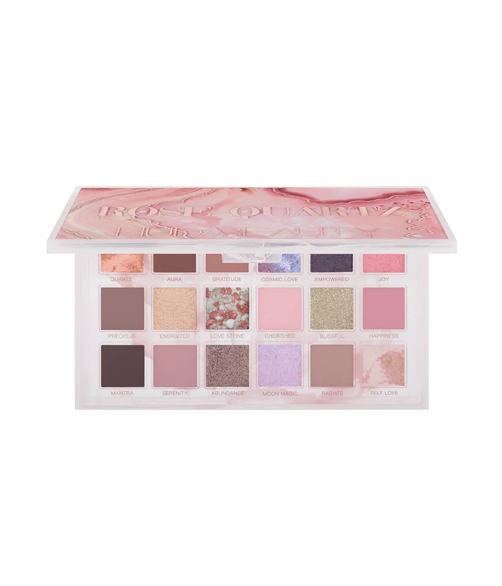 باليت ظلال العيون روز كوارتز من HUDA BEAUTY