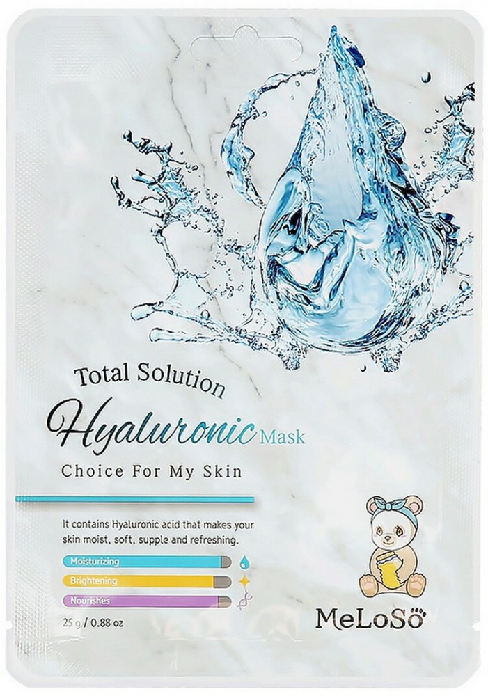 قناع ورقي للوجه بحمض الهيالورونيك من Meloso
