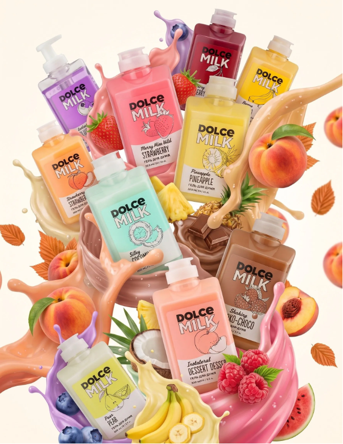 جل استحمام يومي لتنظيف البشرة ومنحها إحساسًا بالانتعاش والنعومة من DOLCE MILK