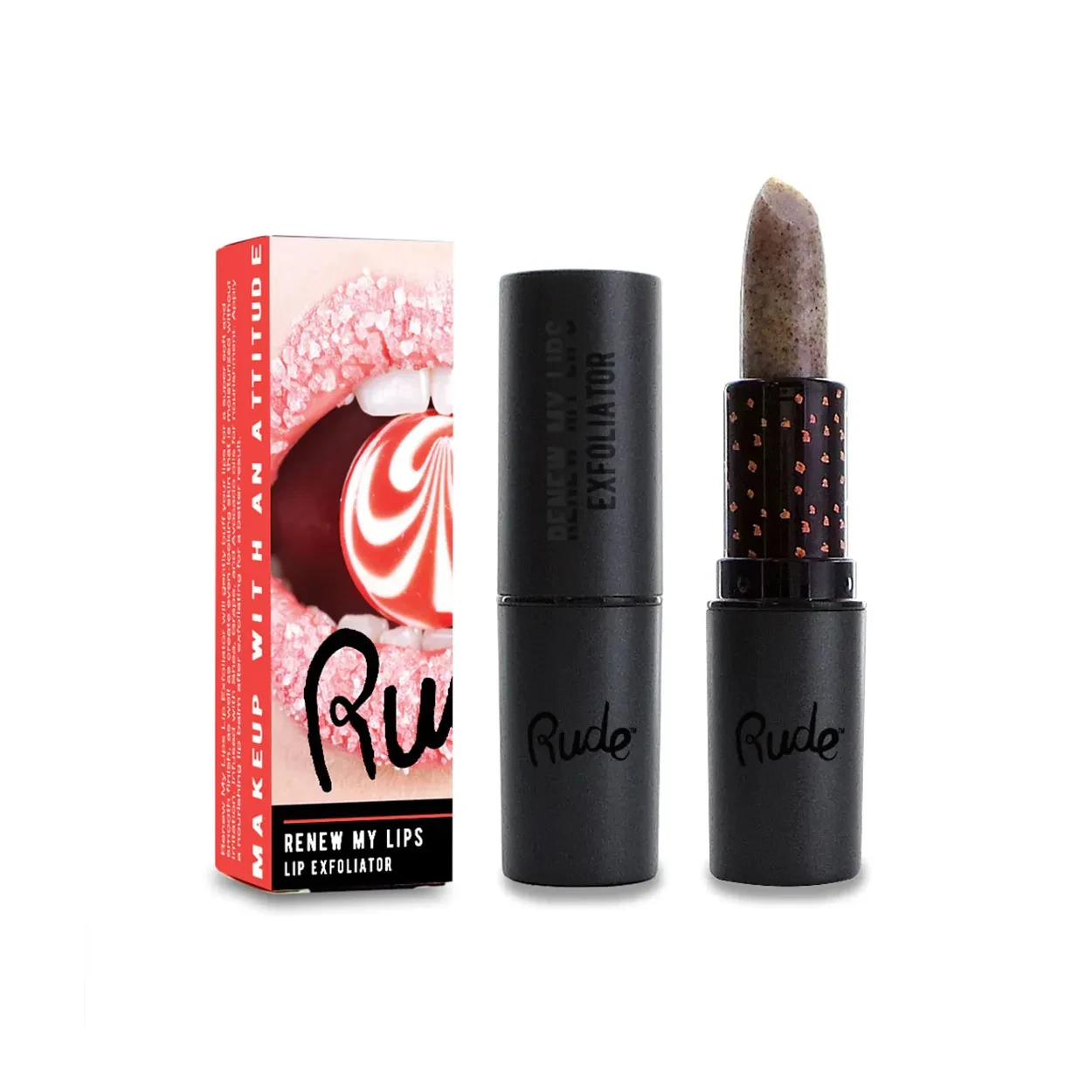 مقشر لطيف لإزالة الجلد الميت والجاف من الشفاه من rude