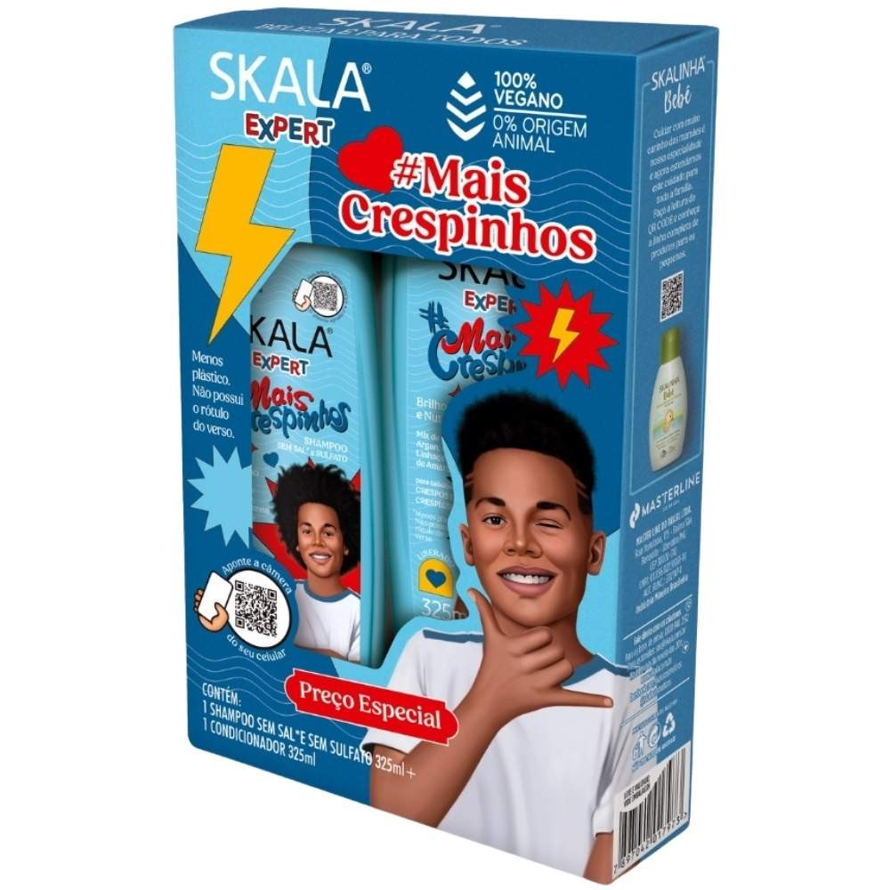 مجموعة مخصصة للشعر الكيرلي والمجعد للشباب والاطفال من SKALA