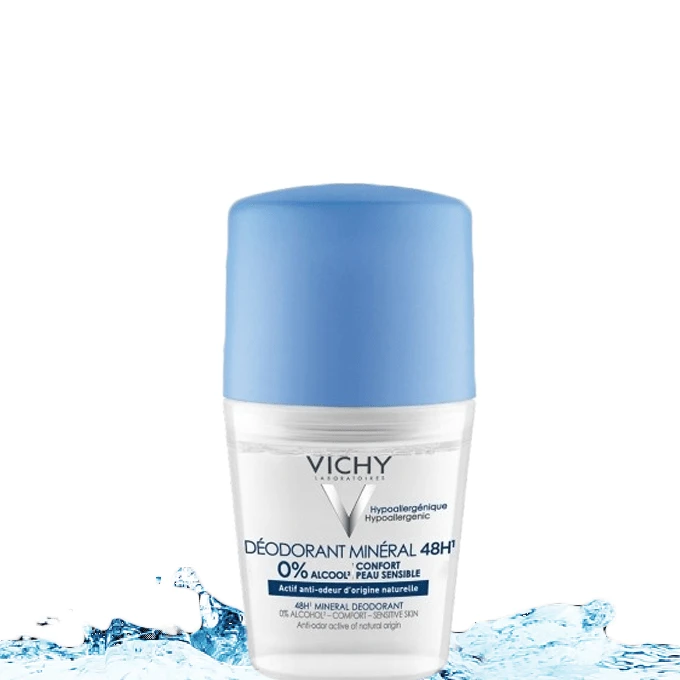 رول أون مزيل ومضاد للتعرق مصمم للبشرة الحساسة من VICHY