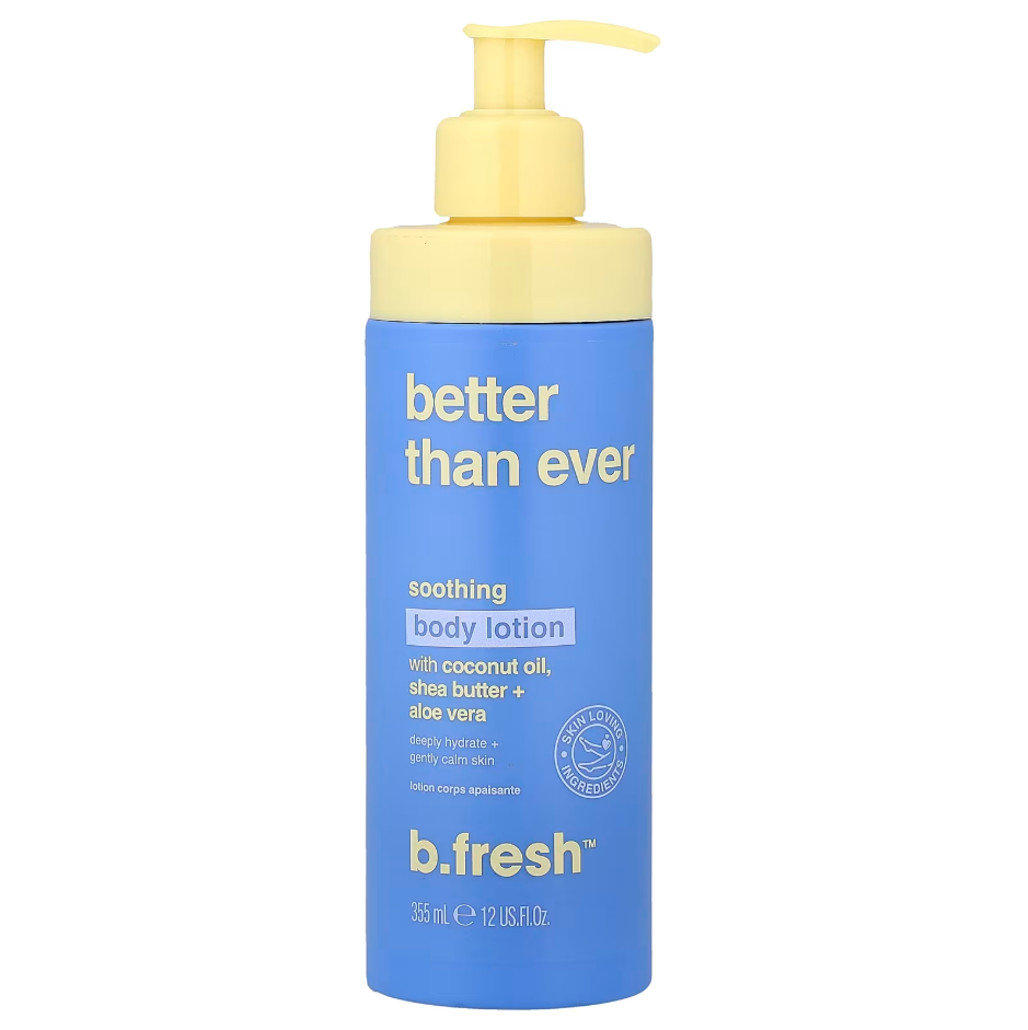 لوشن الجسم بتركيبته الغنية بـ زيت جوز الهند، زبدة الشيا، والصبار من B.FRESH
