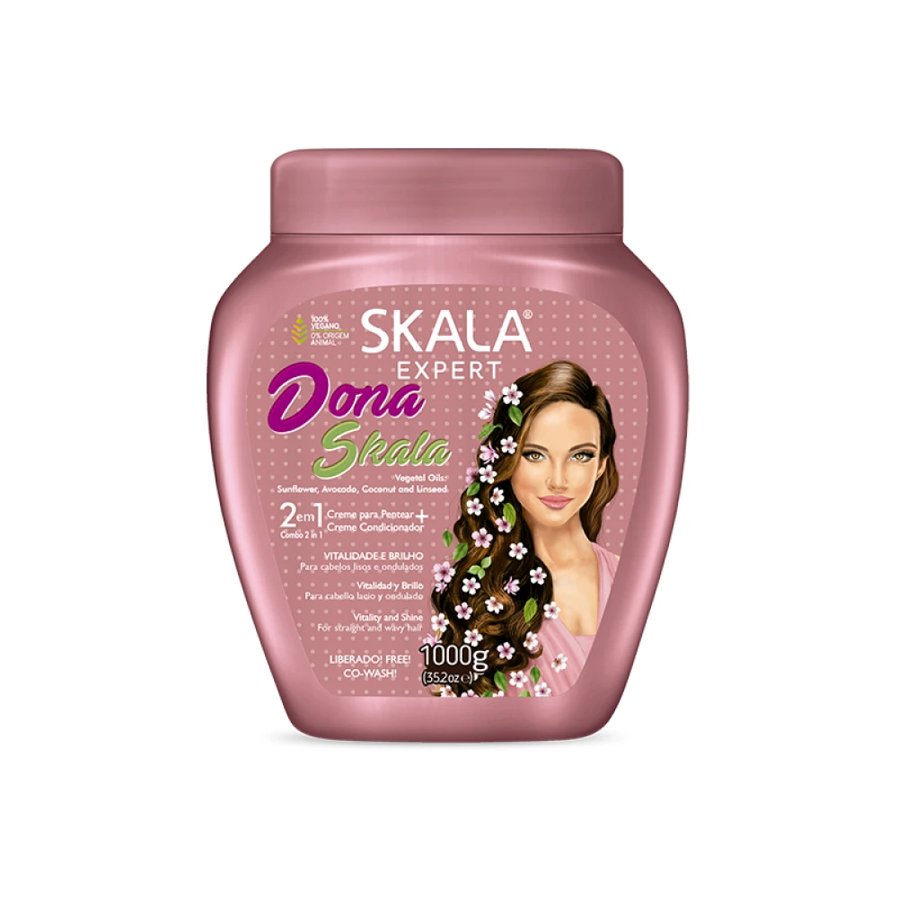 كريم وماسك الشعر الأملس والمموج من SKALA