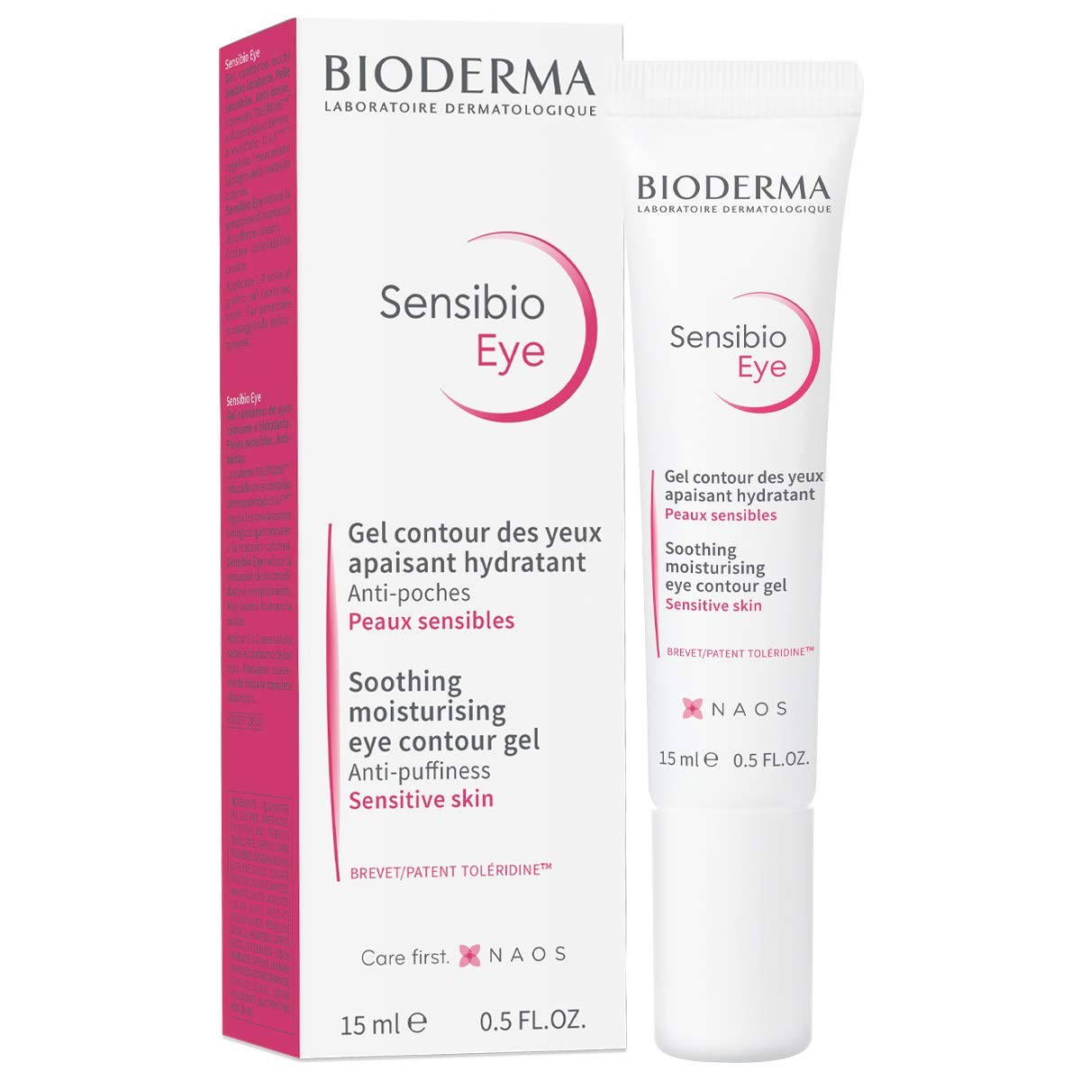 جل مرطب ومهدئ محيط العينين Sensibio Eye من Bioderma
