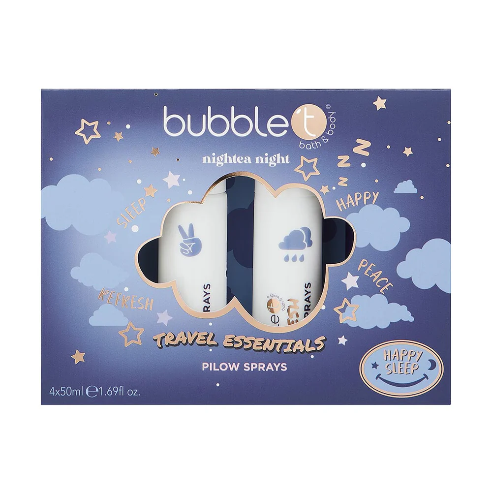 سيت بخاخ رذاذ الوسائد مستلزمات السفر الليلية من BUBBLET