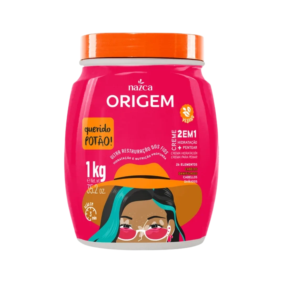 كريم عناية مكثف بالشعر 2 في 1 من NAZCA