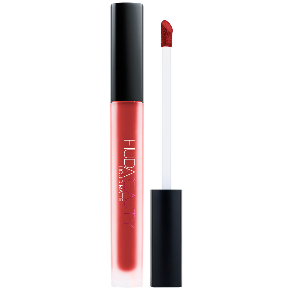 أحمر الشفاه السائل المات red 08 من HUDA BEAUTY