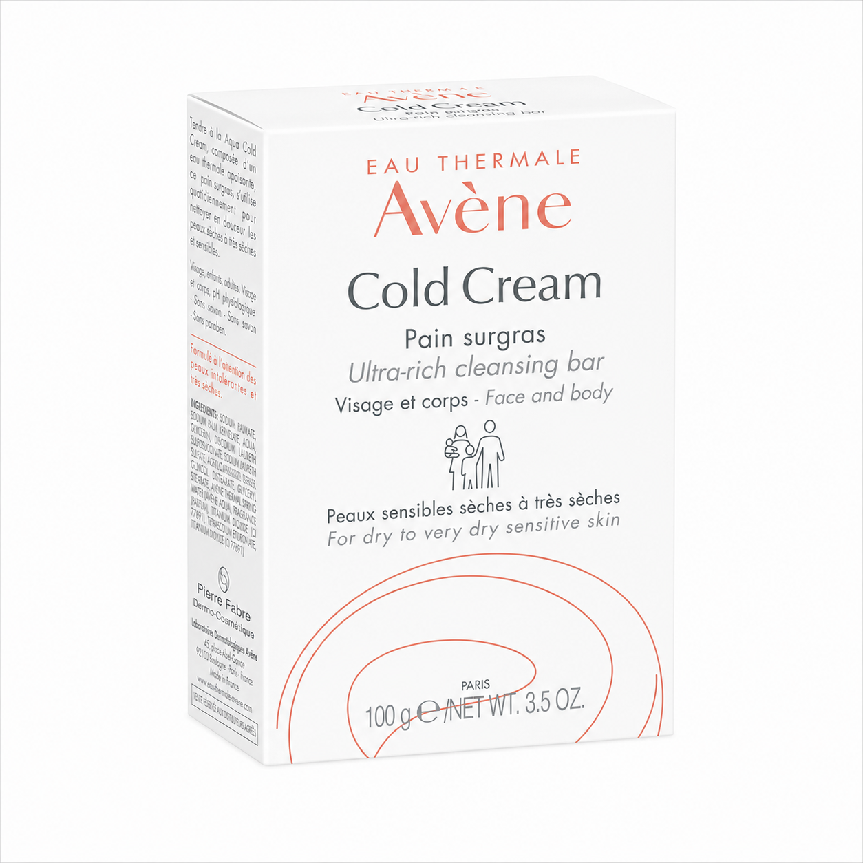 صابون كولد كريم لتنظيف البشرة الجافة جدًا والحساسة من Avene