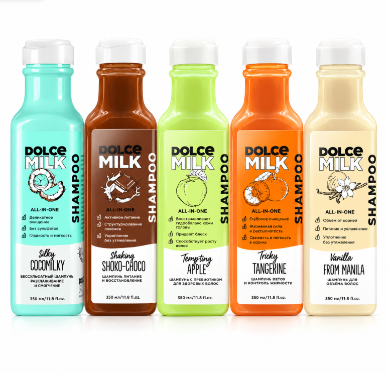 شامبو العنايه بالشعر من DOLCE MILK