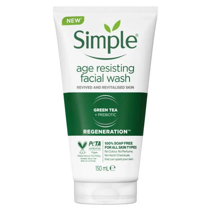 غسول الوجه منظف لطيف لجميع انواع البشرة من Simple