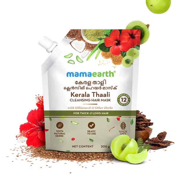 استعيدي صحة وقوة شعرك مع ماسك الشعر المنظف من MAMAEARTH