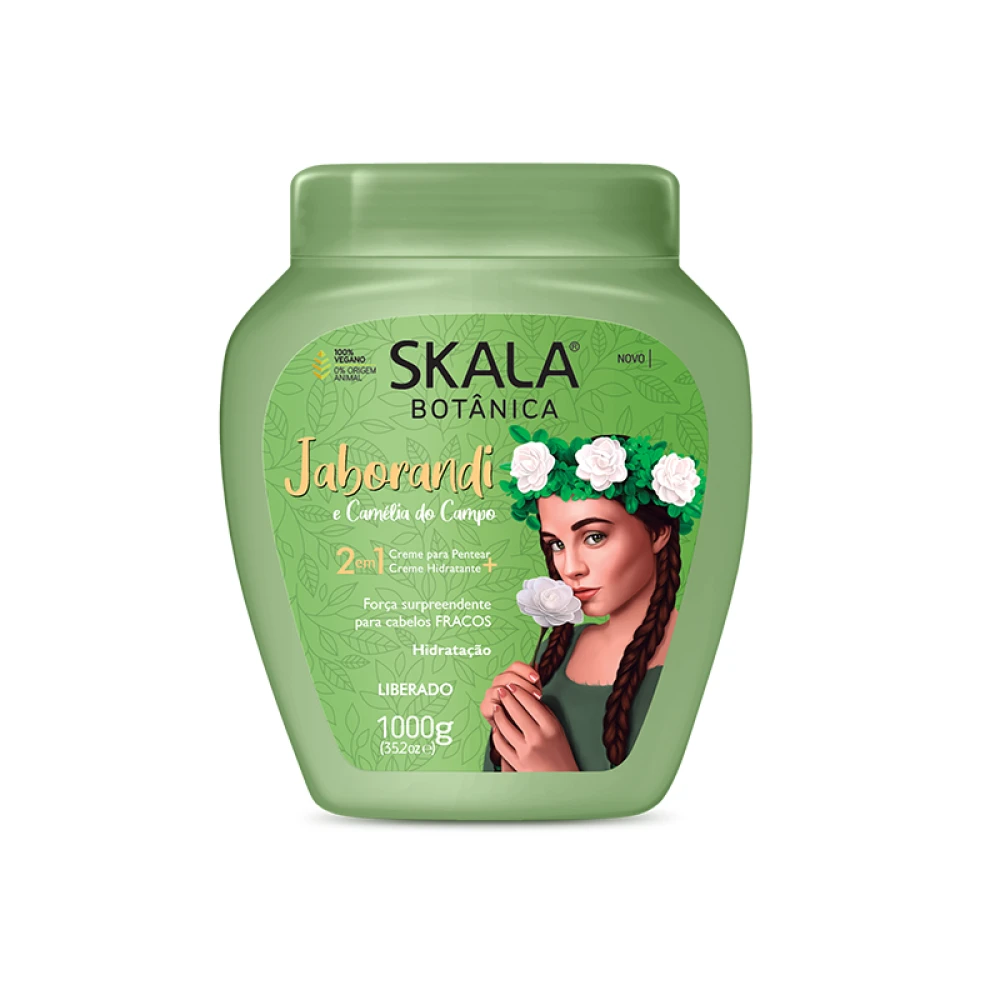 كريم وماسك الشعر يتميز بتركيبة نباتية مُخصصة للشعر الضعيف من SKALA