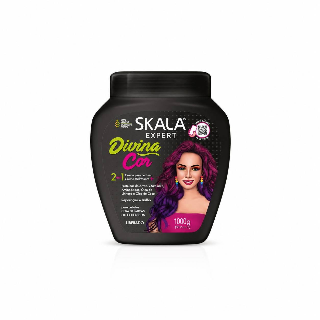 كريم وماسك للشعر المصبوغ أو المُعالج كيميائيًا من SKALA