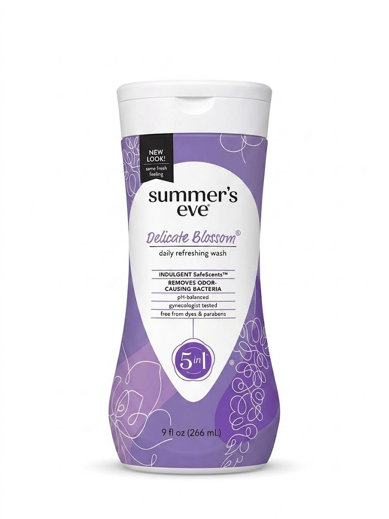 غسول مناطق الحساسة اليومي برائحة الزهور الرقيقة من SUMMERS EVE