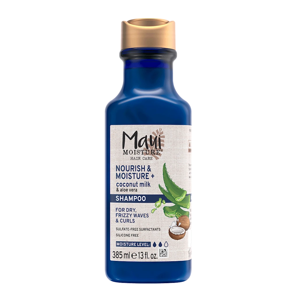 شامبو للتغذية والترطيب بحليب جوز الهند والصبار للشعر الجاف من maui moisture