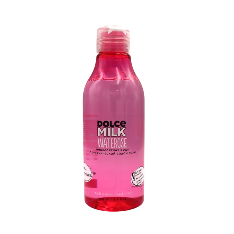 ماء ميسيلار لطيف لتنظيف البشرة وإزالة المكياج والشوائب من DOLCE MILK