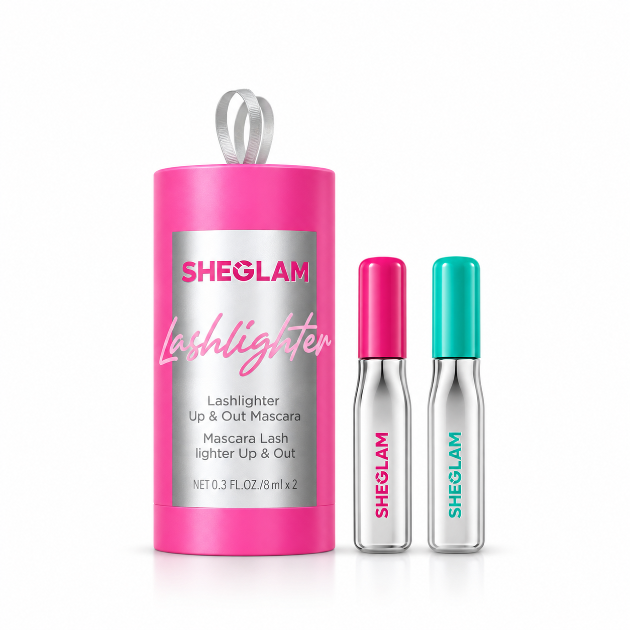 ماسكارا لاش لايتر آب ومزيل ماسكارا عبوة ثنائية من SHEGLAM