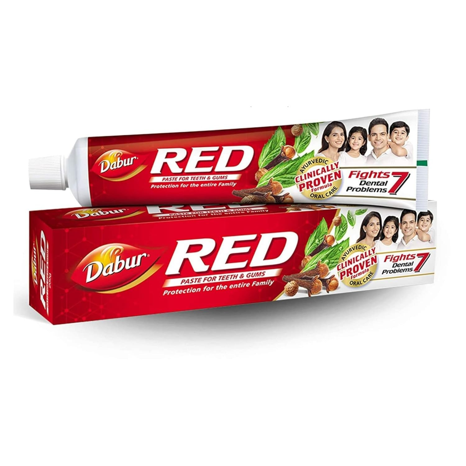 معجون أسنان تركيبة أيورفيدية مثبتة سريريا لحماية شاملة لأسنانك ولثتك من Dabur