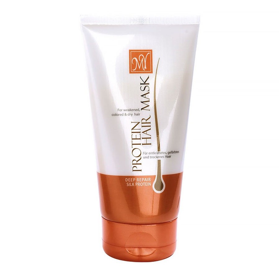 ماسك مغذي يرمم الشعر الضعيف و المصبوغ والجاف ببروتين الحرير ليعيد له الحيوية من M Y