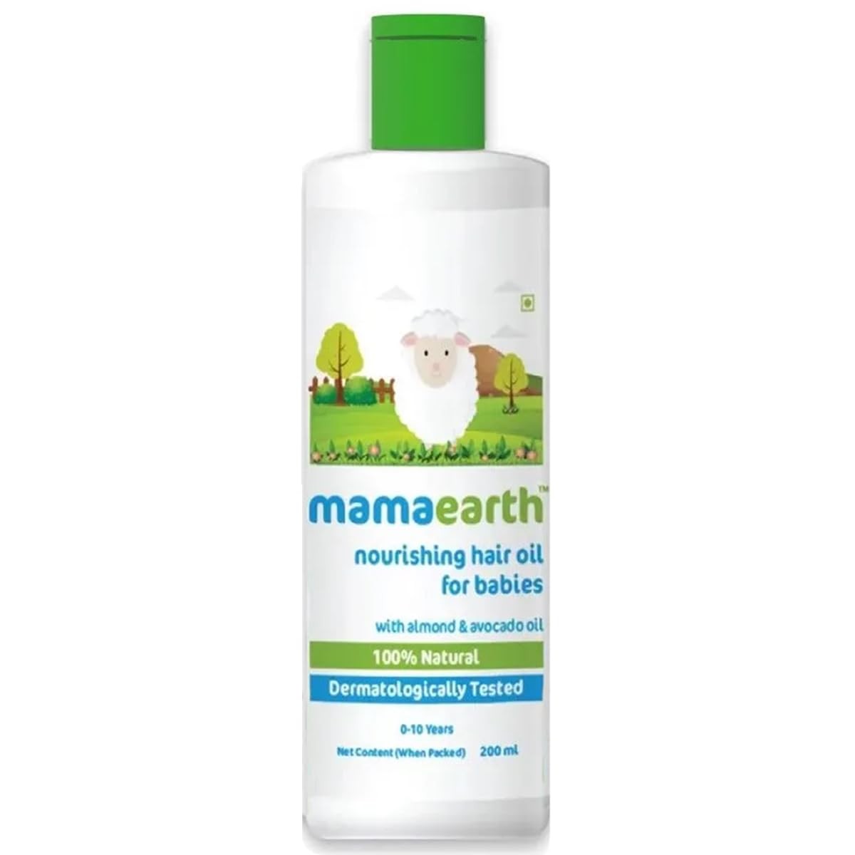 زيت شعر بزيت اللوز والأفوكادو مغذي للأطفال من MAMAEARTH