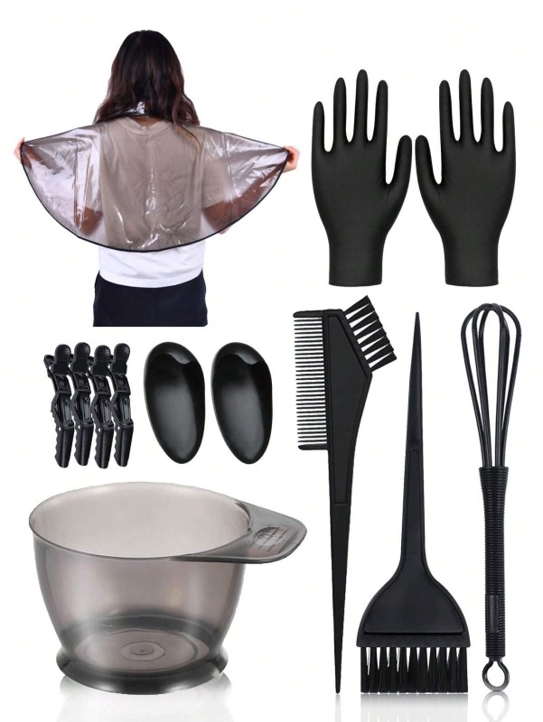 طقم متكامل مصمم لتسهيل عملية صبغ الشعر