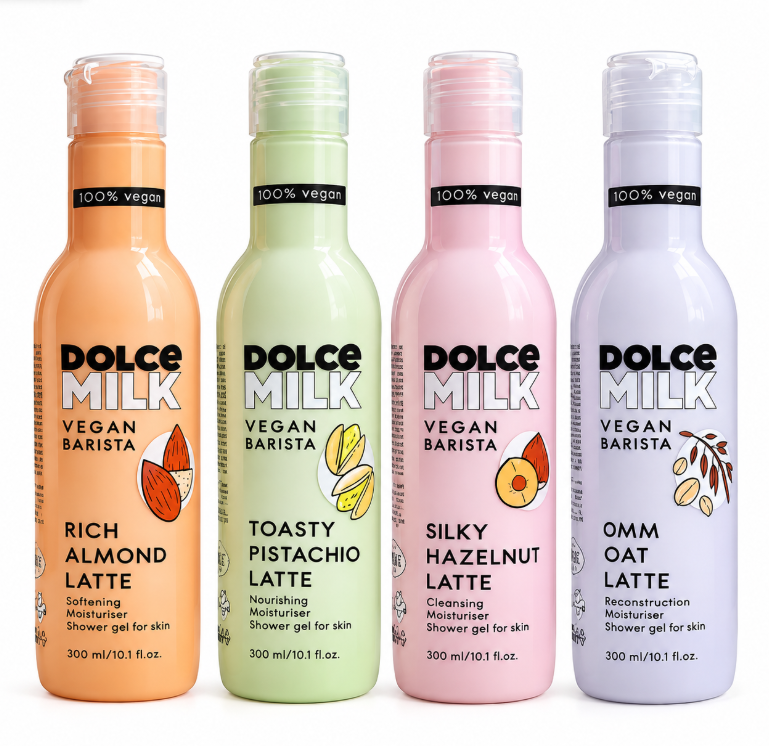 جل استحمام نباتي 100% Vegan للعناية اليومية بالجسم من DOLCE MILK