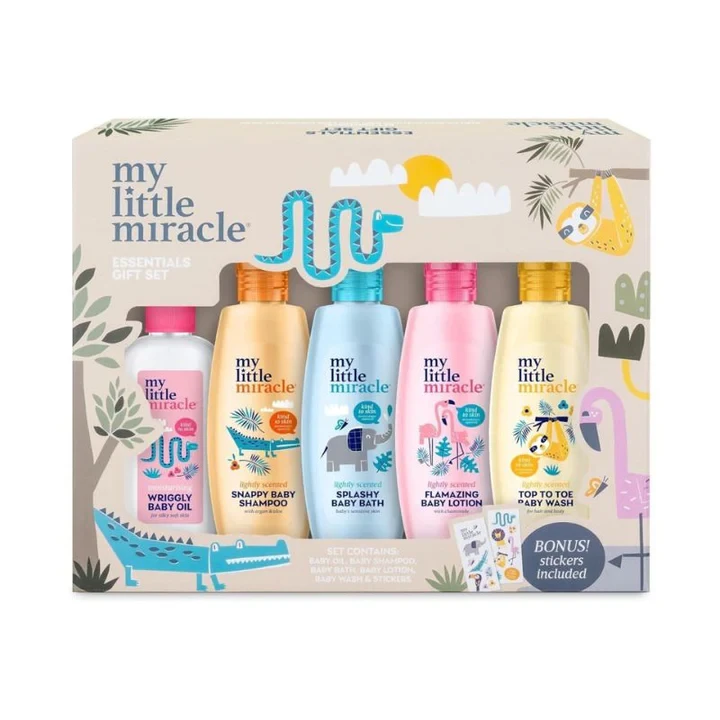 طقم هدايا العناية بالطفل من MY LITTLE MIRACLE