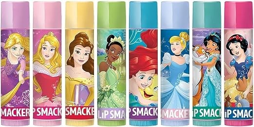 مجموعة مرطبات الشفاه ديزني مكون من 8 قطع من LIP SMACKER