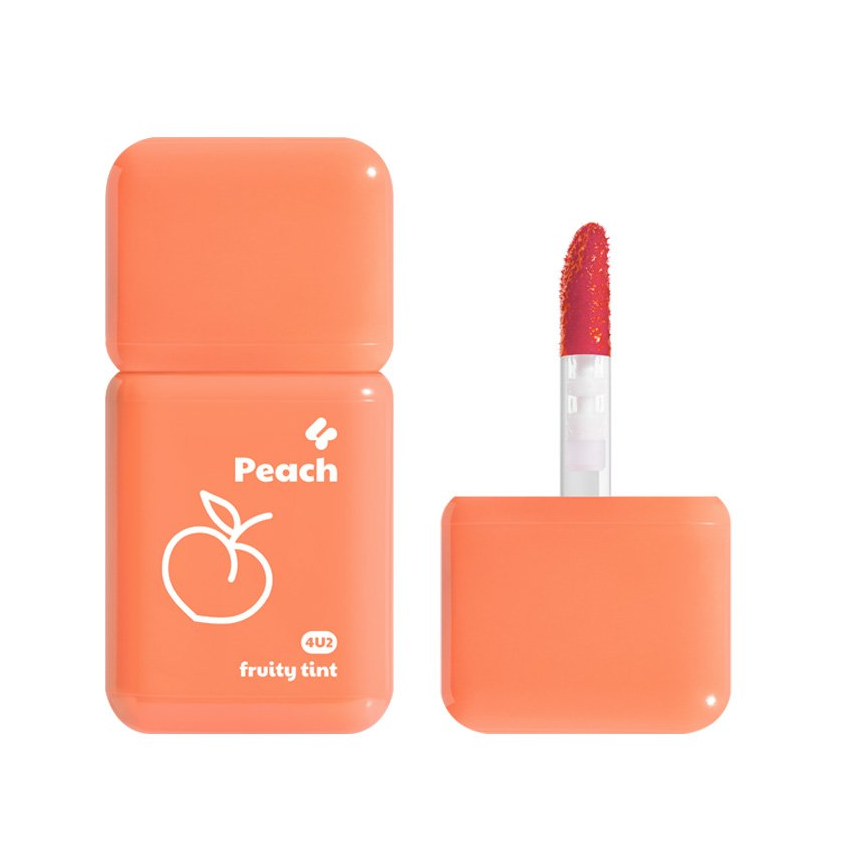 تينت الشفاه والخدود بتركيبة مائية مرطبة وألوان مستوحاة من الفواكه من 4U2