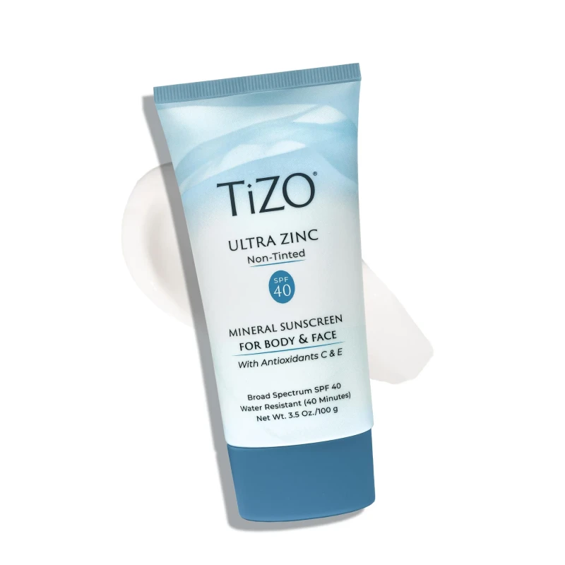 واقي شمس معدني (فيزيائي) Ultra Zinc Non-Tinted SPF 40 من TIZO