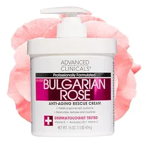 كريم الورد البلغاري بترطيب عميق وإشراقة وردية من ADVANCED CLINICALS