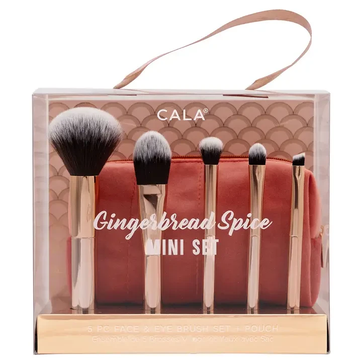 مجموعة فرش مكياج 5 فرش أساسية للوجه والعينين من CALA