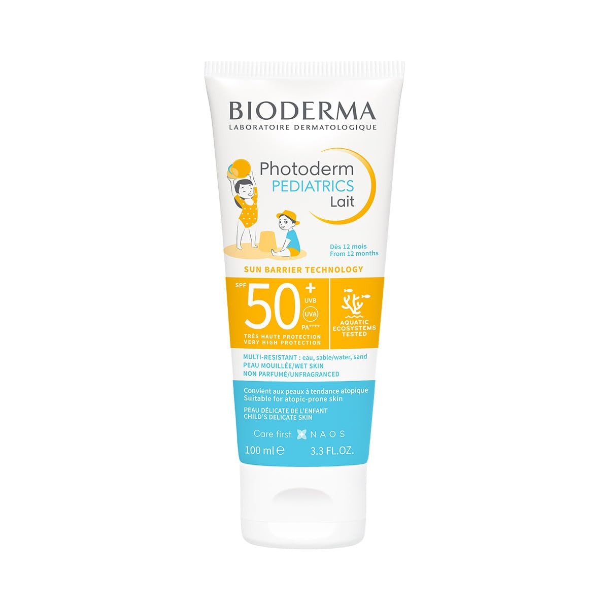 واقي من الشمس للأطفال بعامل حماية من الشمس SPF50 من Bioderma
