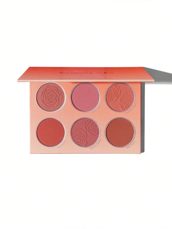 باليت أحمر الخدود Floral Flush Blush Palette orangeمن Sheglam