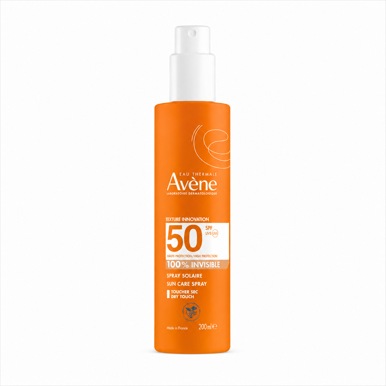 واقي شمس سائل بخاخ يوفر حماية عالية جدًا للبشرة من Avene