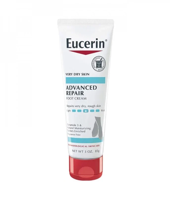 كريم القدم لعلاج مشاكل القدم الجافة والمتشققة والخشنة من Eucerin