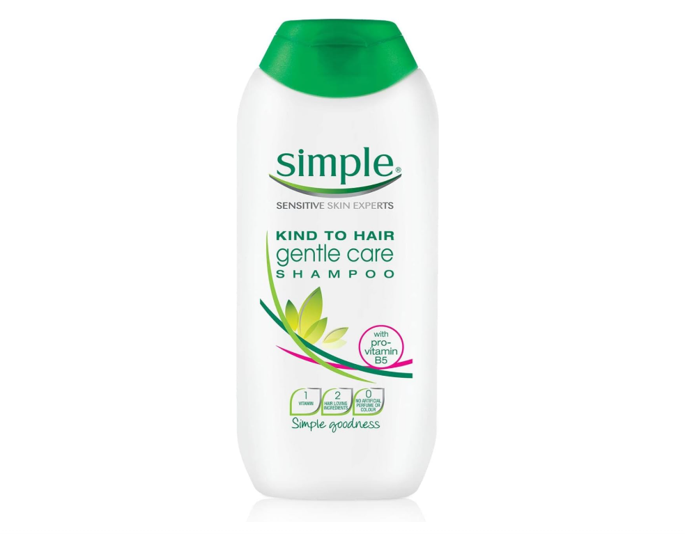 شامبو يومي لطيف للشعر وفروة الرأس الحساسة من Simple