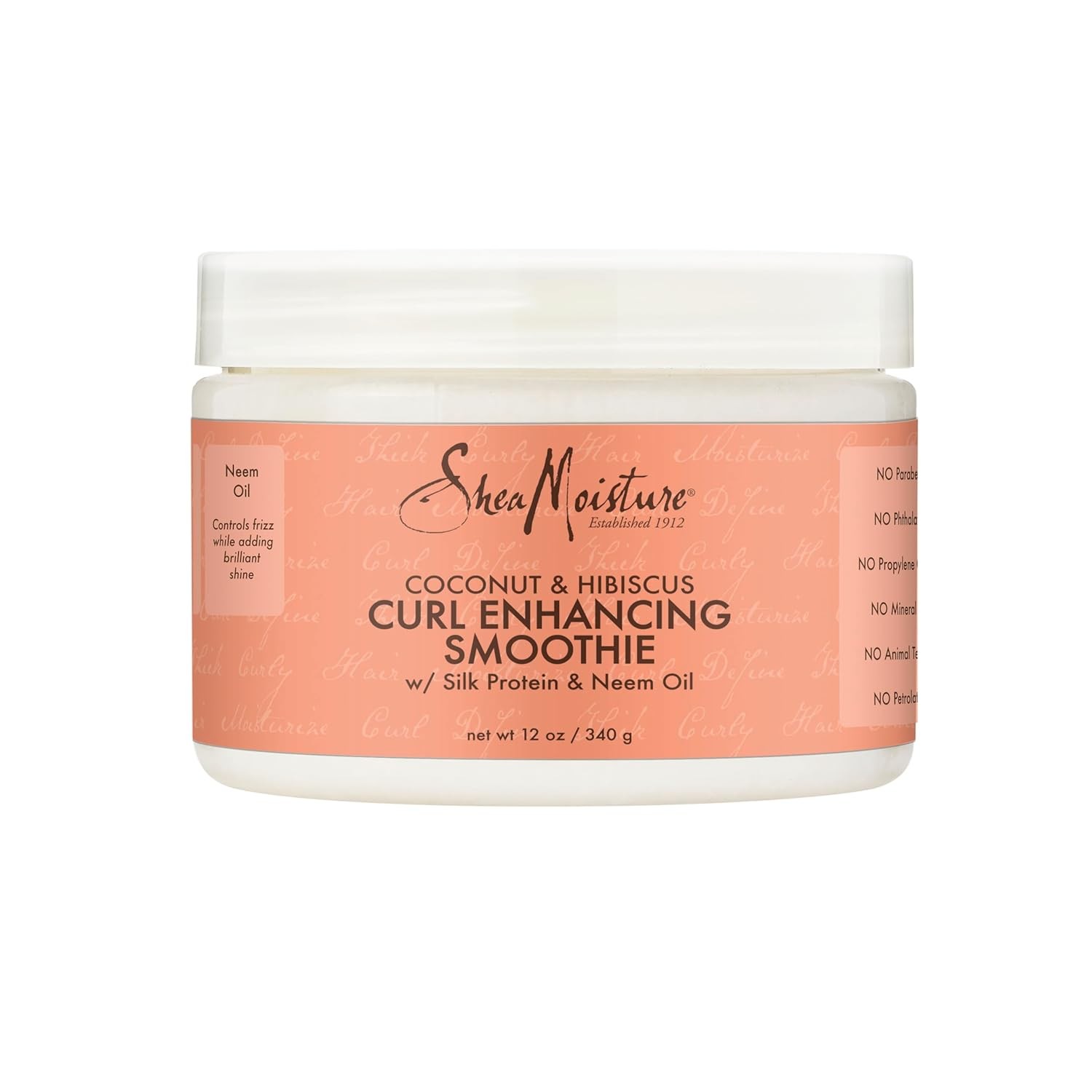 سموثي كريم بجوز الهند والكركديه لتعزيز تموجات الشعر من Shea Moisture