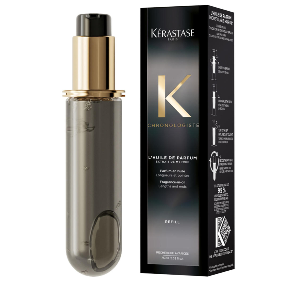 زيت عطر للشعر ينعم ويترك شعركِ بعبير فاخر يدوم من kerastase