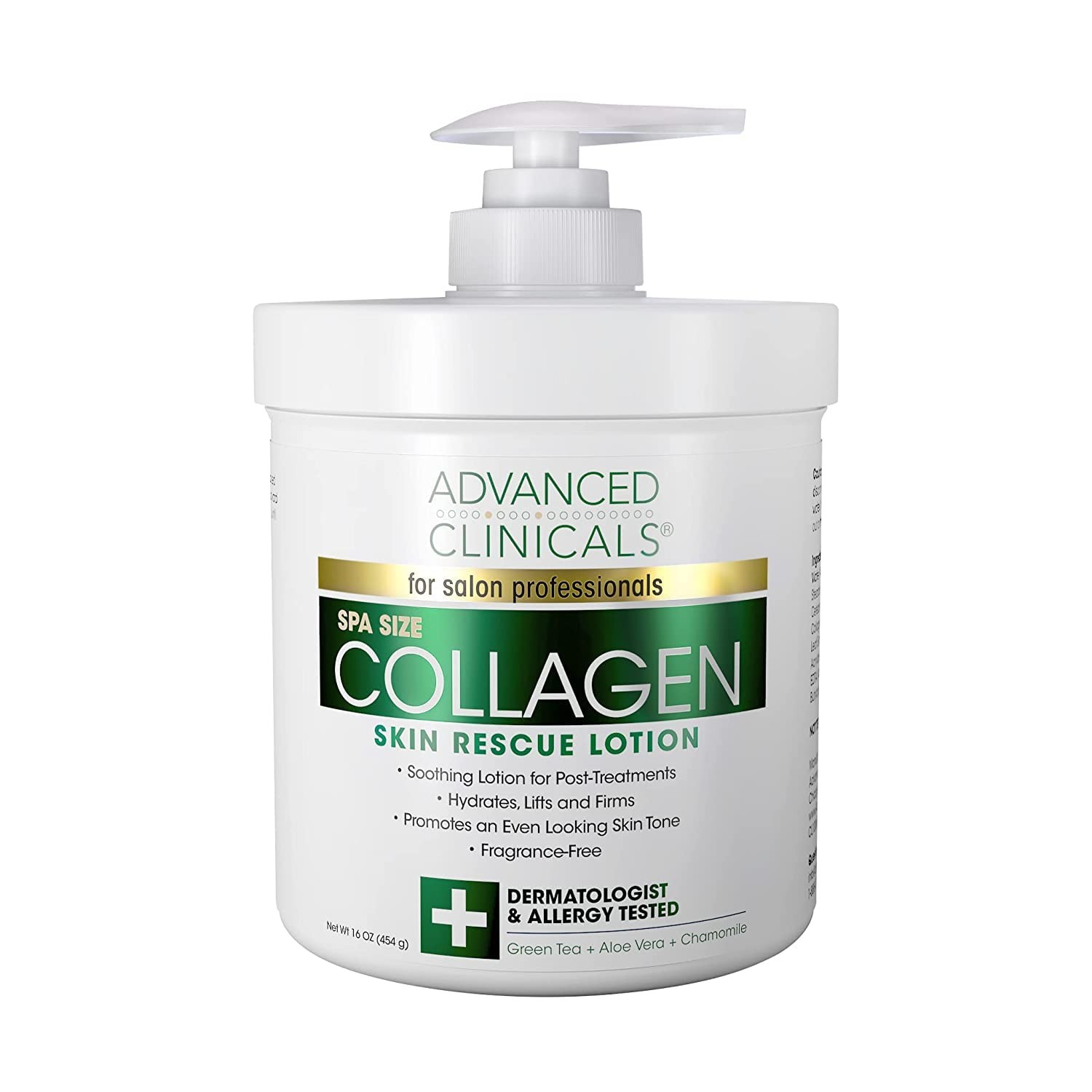 كريم الكولاجين لشد وترطيب الوجه والجسم من ADVANCED CLINICALS