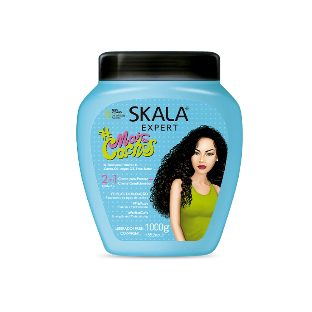 كريم وماسك للشعر المجعد والمموج من SKALA