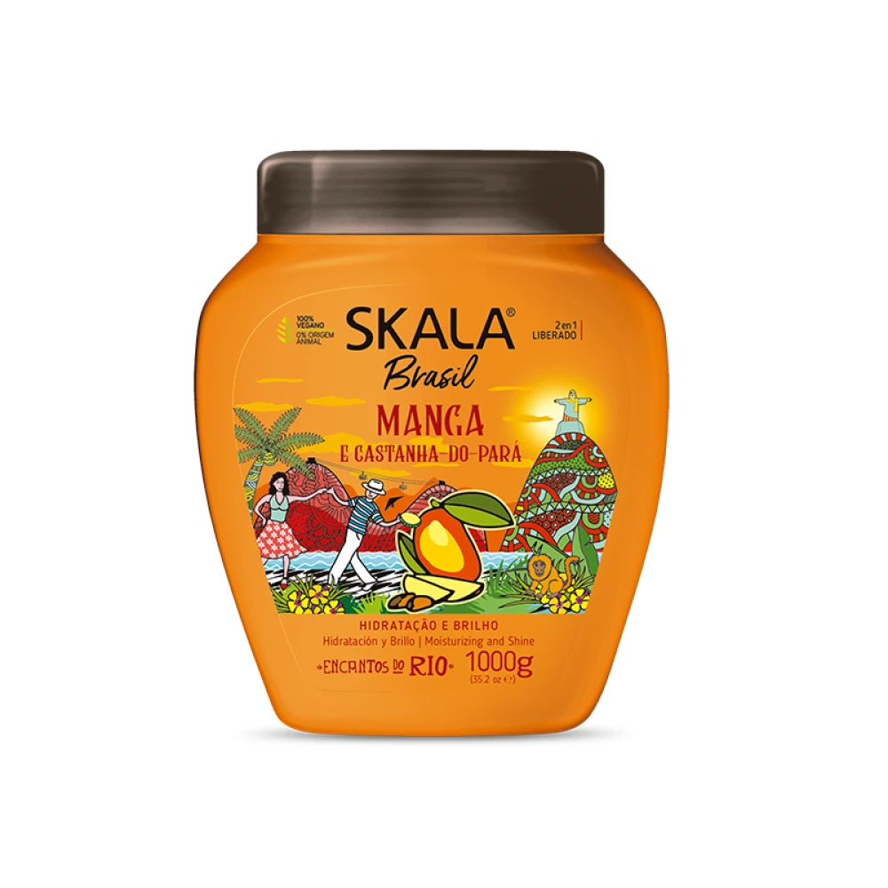 كريم وماسك للشعر الجاف والمجعد من SKALA