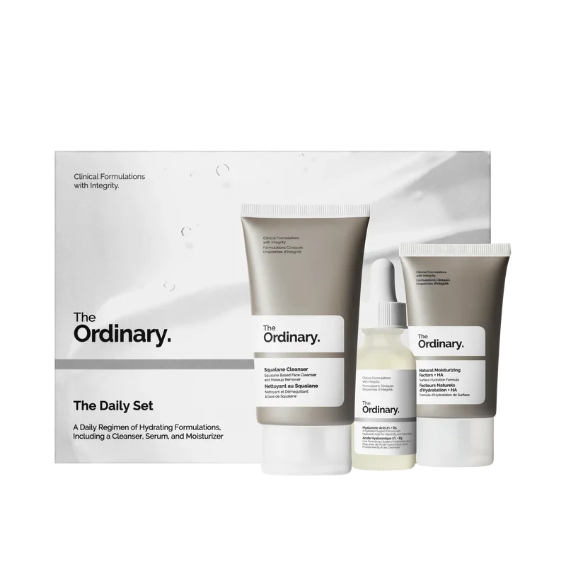 المجموعة اليومية للعناية بالوجه من THE ORDINARY